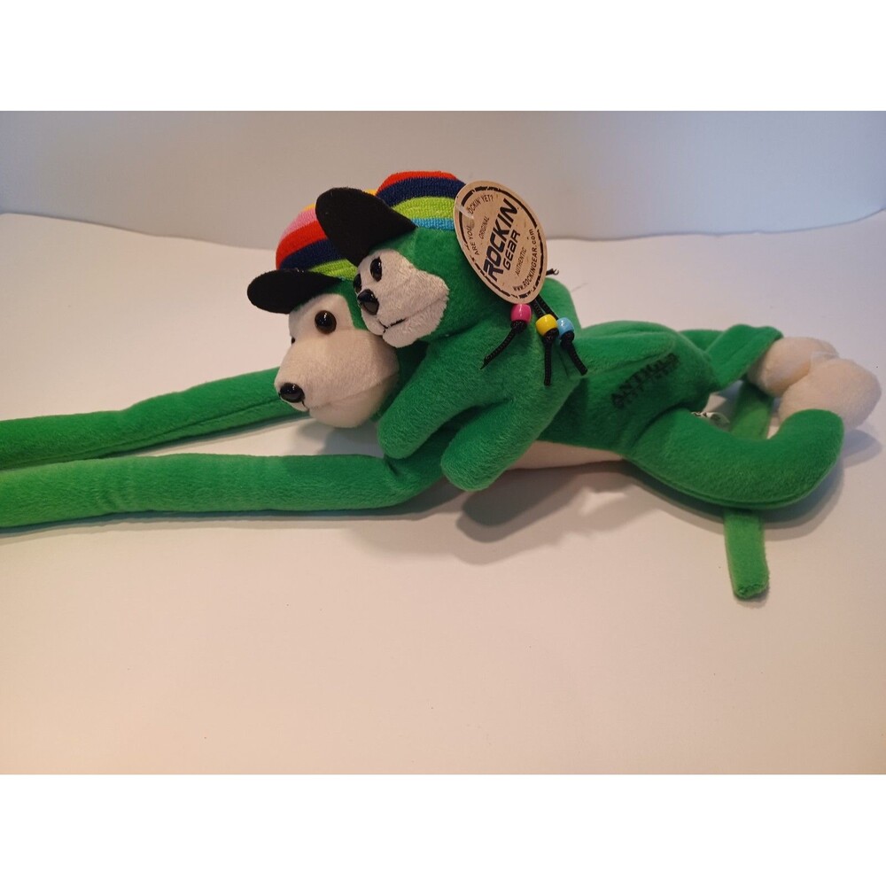 Rockin Pets Hanging Monkey Nassau Bahamas plush  vintage stuffed animal